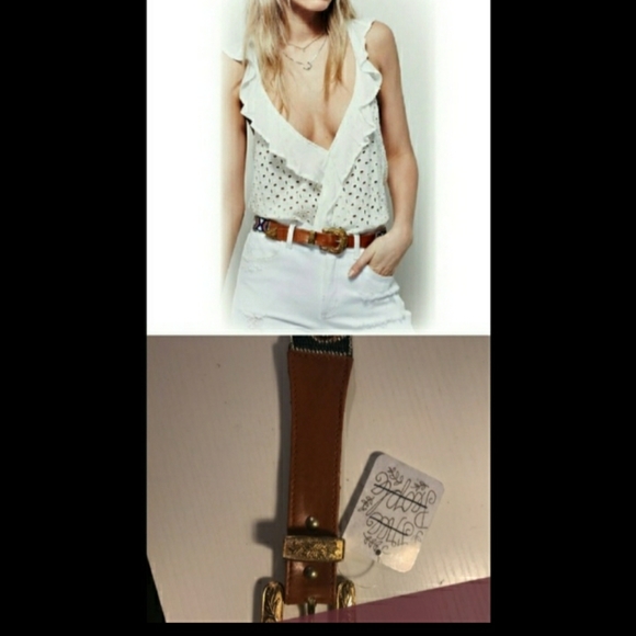 Free People Western Silver Bead Belt - Picture 10 of 16